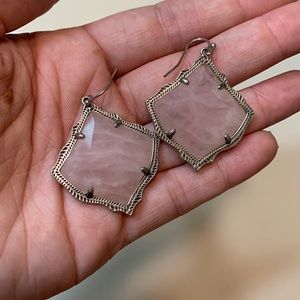 Kendra Scott Rose Quartz Earrings